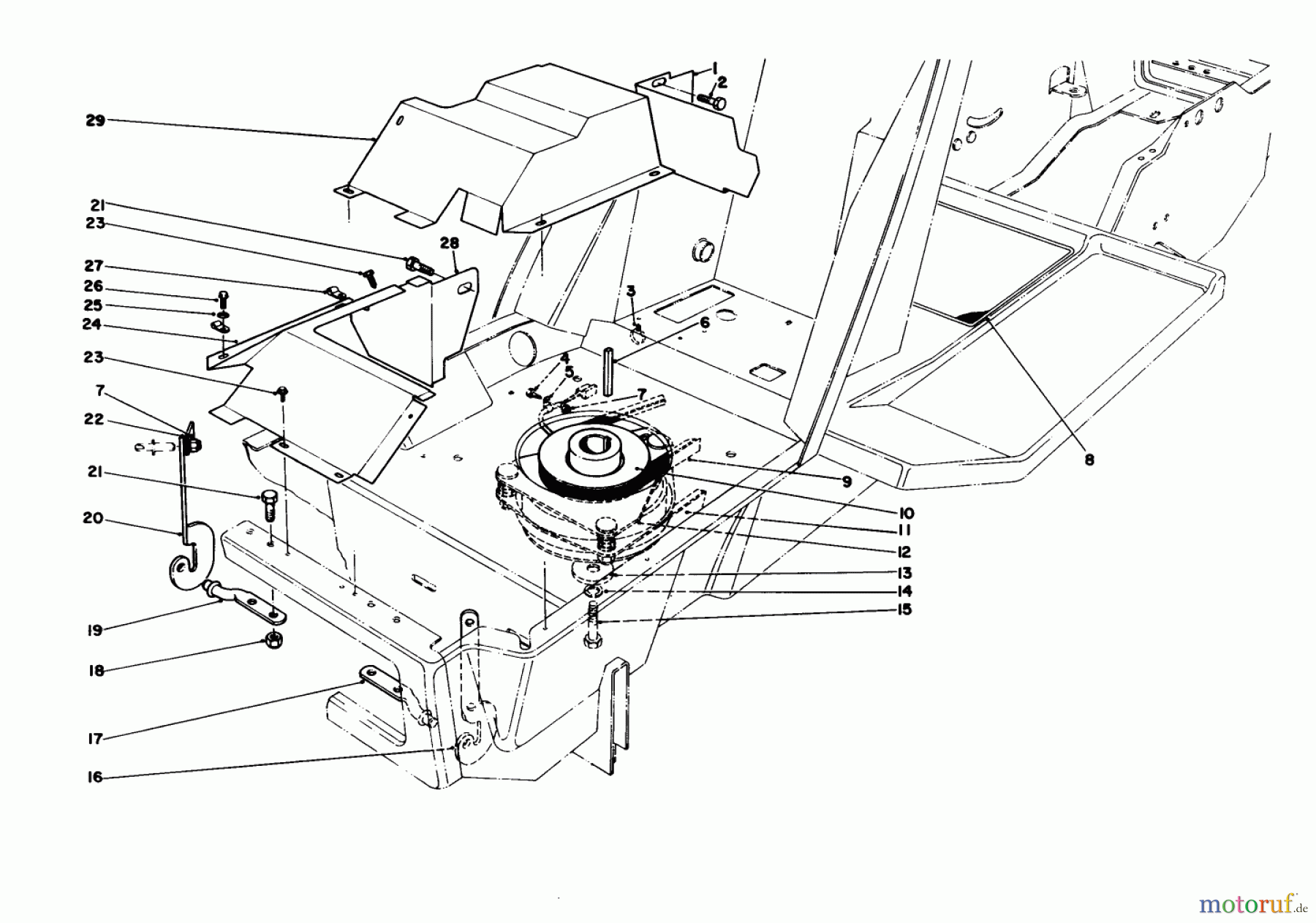  Toro Neu Mowers, Deck Assembly Only 57358 - Toro 44