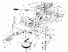 Toro 57358 - 44" Side Discharge Mower, 1986 (6000001-6999999) Listas de piezas de repuesto y dibujos FRAME & PULLEY ASSEMBLY 36" SNOWTHROWER ATTACHMENT MODEL NO. 59160 (OPTIONAL)