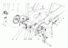 Toro 57358 - 44" Side Discharge Mower, 1986 (6000001-6999999) Listas de piezas de repuesto y dibujos FRONT AXLE ASSEMBLY