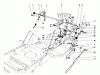 Toro 57358 - 44" Side Discharge Mower, 1986 (6000001-6999999) Listas de piezas de repuesto y dibujos SHIFT & CLUTCH ASSEMBLY