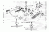 Toro 59004 - 42" Side Discharge Mower, 1971 (1000001-1999999) Listas de piezas de repuesto y dibujos 42" MOWER DECK ASSEMBLY