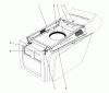 Toro 59147 - 38" Side Discharge Mower, for Model 59365 Tractor, 1986 (6000001-6999999) Ersatzteile HOOD DUCT ASSEMBLY