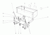 Toro 59147 - 38" Side Discharge Mower, for Model 59365 Tractor, 1986 (6000001-6999999) Ersatzteile WEIGHT BOX ASSEMBLY MODEL NO. 59138 (OPTIONAL)