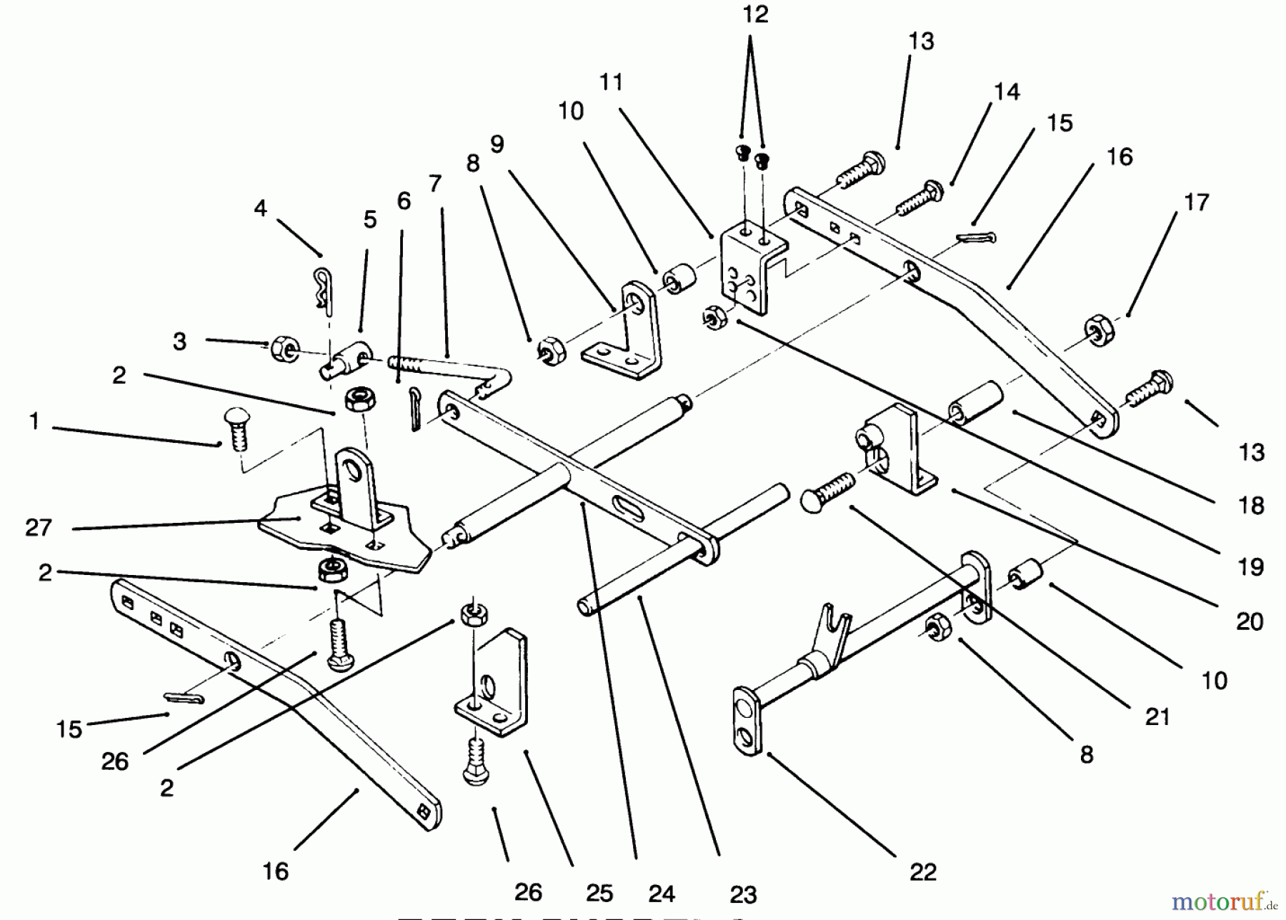  Toro Neu Mowers, Deck Assembly Only 78305 - Toro 36