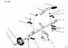 Toro 78305 - 36" Rear Discharge Mower, 1995 (5900001-5999999) Listas de piezas de repuesto y dibujos HEIGHT OF CUT ADJUSTMENT LEVER