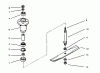 Toro 78305 - 36" Rear Discharge Mower, 1997 (7900001-7999999) Listas de piezas de repuesto y dibujos SPINDLE AND BLADE