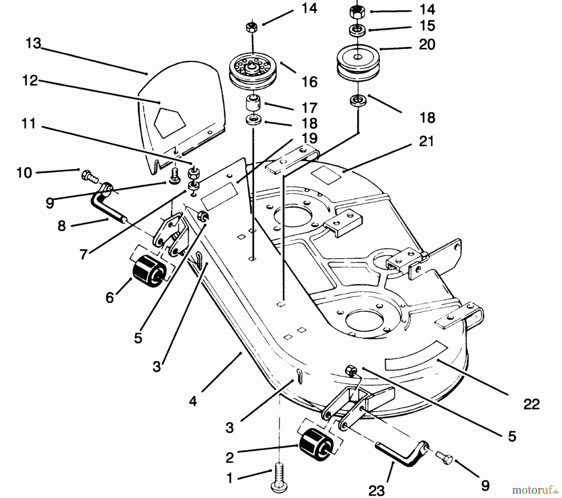  Toro Neu Mowers, Deck Assembly Only 78315 - Toro 37