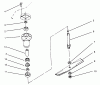 Toro 78350 - 42" Rear Discharge Mower, 1998 (8900001-8999999) Listas de piezas de repuesto y dibujos SPINDLE & BLADE ASSEMBLY