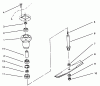 Toro 78351 - 42" Rear Discharge, Low Cut Mower, 1993 (3900001-3999999) Ersatzteile SPINDLE & BLADE ASSEMBLY