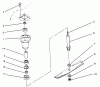 Toro 78351 - 42" Rear Discharge, Low Cut Mower, 1994 (4900001-4999999) Ersatzteile SPINDLE & BLADE ASSEMBLY
