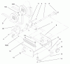 Toro 78370 - 52" Side Discharge Mower, 5xi Garden Tractors, 1998 (8900001-8999999) Pièces détachées PULLEY BOX ASSEMBLY