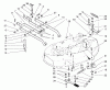 Toro 78410 - 38" Recycler Mower, 1993 (39000001-39999999) Listas de piezas de repuesto y dibujos SUSPENSION ASSEMBLY