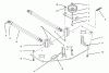 Toro 78475 - 60" Side Discharge Mower, 1995 (590001-599999) Listas de piezas de repuesto y dibujos PLATE & IDLER ASSEMBLY