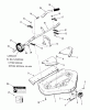 Toro E5-48SC01 - 48" Side Discharge Mower, 1988 Listas de piezas de repuesto y dibujos REAR DISCHARGE MOWER-36 IN. (92 CM) VEHICLE IDENTIFICATION NUMBER E5-36MR01 #1