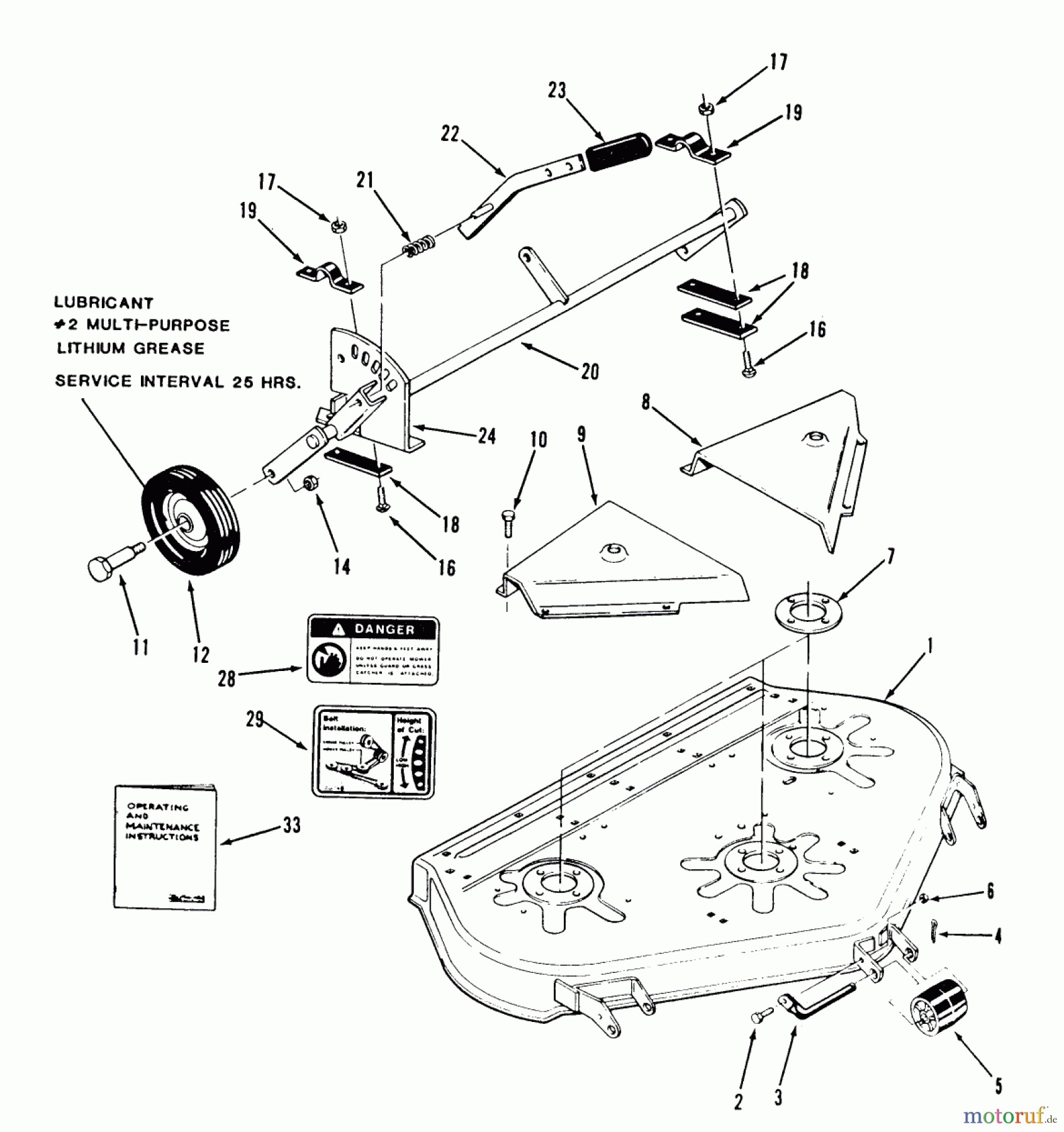  Toro Neu Mowers, Deck Assembly Only E5-42MS01 - Toro 42