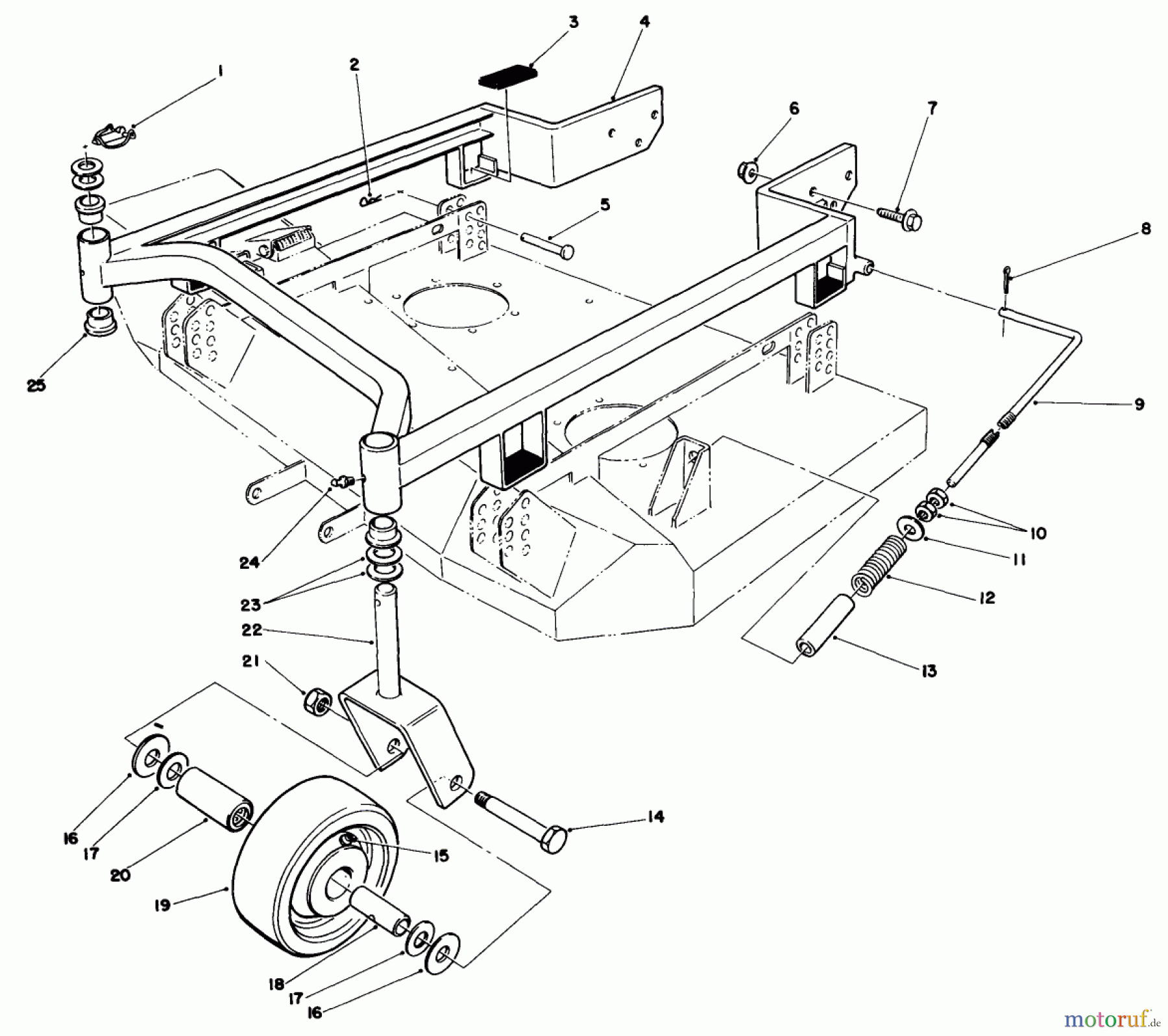  Toro Neu Mowers, Drive Unit Only 30111 - Toro Mid-Size Proline Gear Traction Unit, 11 hp, 1985 (5000001-5999999) 36