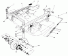 Toro 30112 - Mid-Size Proline Gear Traction Unit, 12.5 hp, 1986 (6000001-6999999) Listas de piezas de repuesto y dibujos 36 INCH CARRIER FRAME MODEL NO. 30136