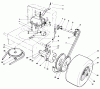 Toro 30113 - Mid-Size Proline Gear Traction Unit, 8 hp, 1986 (6000001-6999999) Pièces détachées AXLE ASSEMBLY