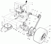 Toro 30113 - Mid-Size Proline Gear Traction Unit, 8 hp, 1987 (7000001-7999999) Pièces détachées AXLE ASSEMBLY