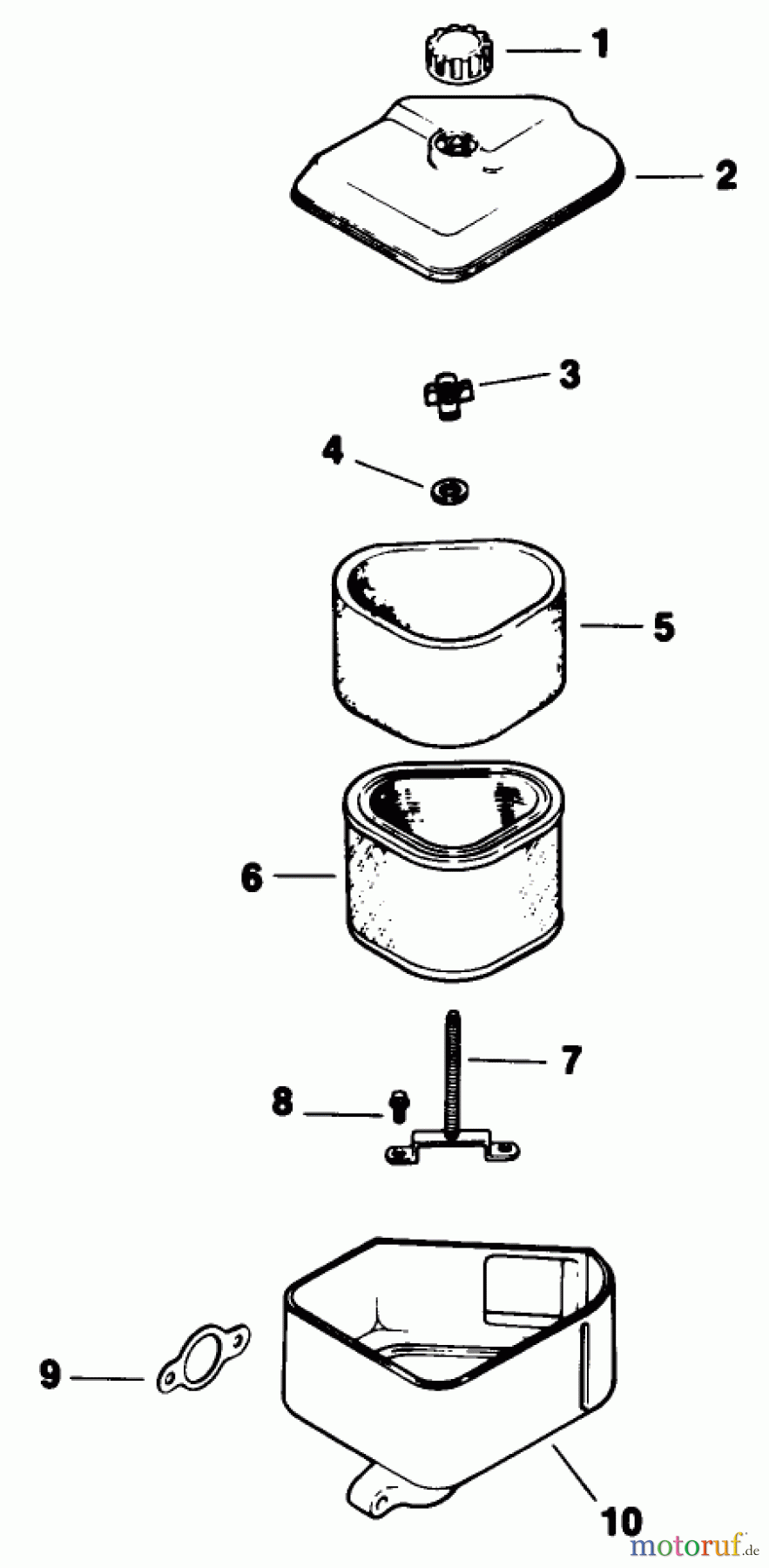  Toro Neu Mowers, Drive Unit Only 30114 - Toro Mid-Size Proline Gear Traction Unit, 14 hp, 1990 (0000001-0999999) AIR INTAKE/FILTRATION-ENGINE KOHLER MODEL NO. CV14 T-1412