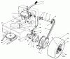 Toro 30170 - Mid-Size Proline Gear Traction Unit, 12.5 hp, 1991 (1000001-1999999) Listas de piezas de repuesto y dibujos AXLE ASSEMBLY