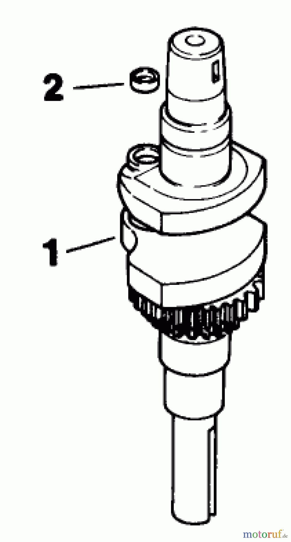  Toro Neu Mowers, Drive Unit Only 30175 - Toro Mid-Size Proline Gear Traction Unit, 14 hp, 1993 (39000001-39999999) CRANKSHAFT - ENGINE KOHLER MODEL NO. CV14T-1412