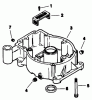 Toro 30180 - Mid-Size Proline Gear Traction Unit, 16 hp, 1991 (100001-199999) Ersatzteile OIL PAN-ENGINE KOHLER MODEL NO. MV16S-TYPE 56511
