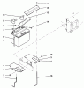 Toro 30180 - Mid-Size Proline Gear Traction Unit, 16 hp, 1992 (200001-299999) Ersatzteile BATTERY ASSEMBLY