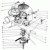 Toro 30180 - Mid-Size Proline Gear Traction Unit, 16 hp, 1994 (490001-490730) Pièces détachées ENGINE ASSEMBLY