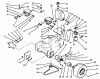 Toro 30191 - Mid-Size Proline Hydro Traction Unit, 20 hp, 1995 (590001-599999) Pièces détachées WHEEL ASSEMBLY & HYDRAULIC COMPONENTS