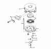 Toro 40114 - Power Handle, 1973 (3000001-3999999) Ersatzteile REWIND STARTER NO. 590473