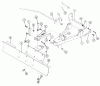 Toro 7-1122 - 50" Grader Blade, 1982 Ersatzteile PARTS LIST-MID MOUNTED GRADER BLADE FACTORY ORDER NUMBER 7-1122