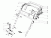 Toro 20564C - Electric Lawnmower, 1987 (7000001-7999999) Ersatzteile HANDLE ASSEMBLY