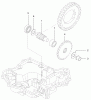 Toro 105-1383 - Hydrostatic Transaxle Replacement Kit, 260 Series Yard and Garden Tractors Ersatzteile GEAR AND PINION SHAFT ASSEMBLY