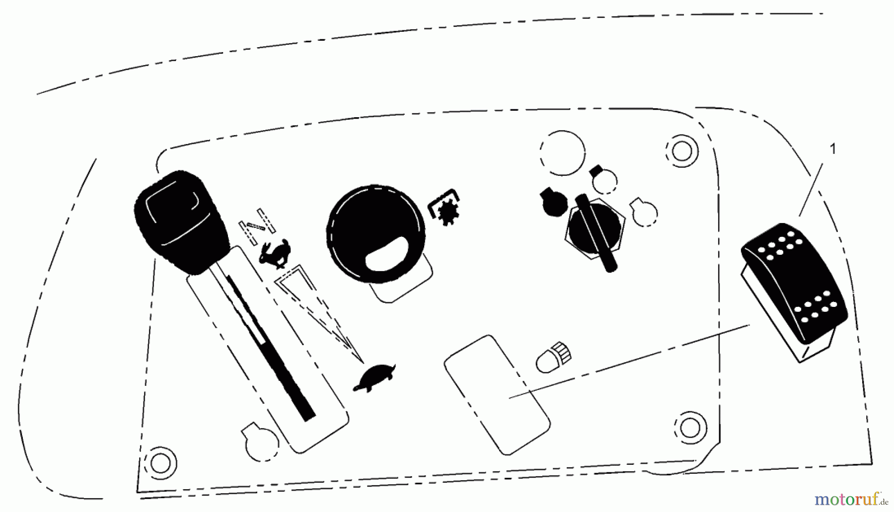 Toro Neu Accessories, Mower 107-9131 - Toro Light Kit, Zero-Turn-Radius Riding Mower SWITCH ASSEMBLY