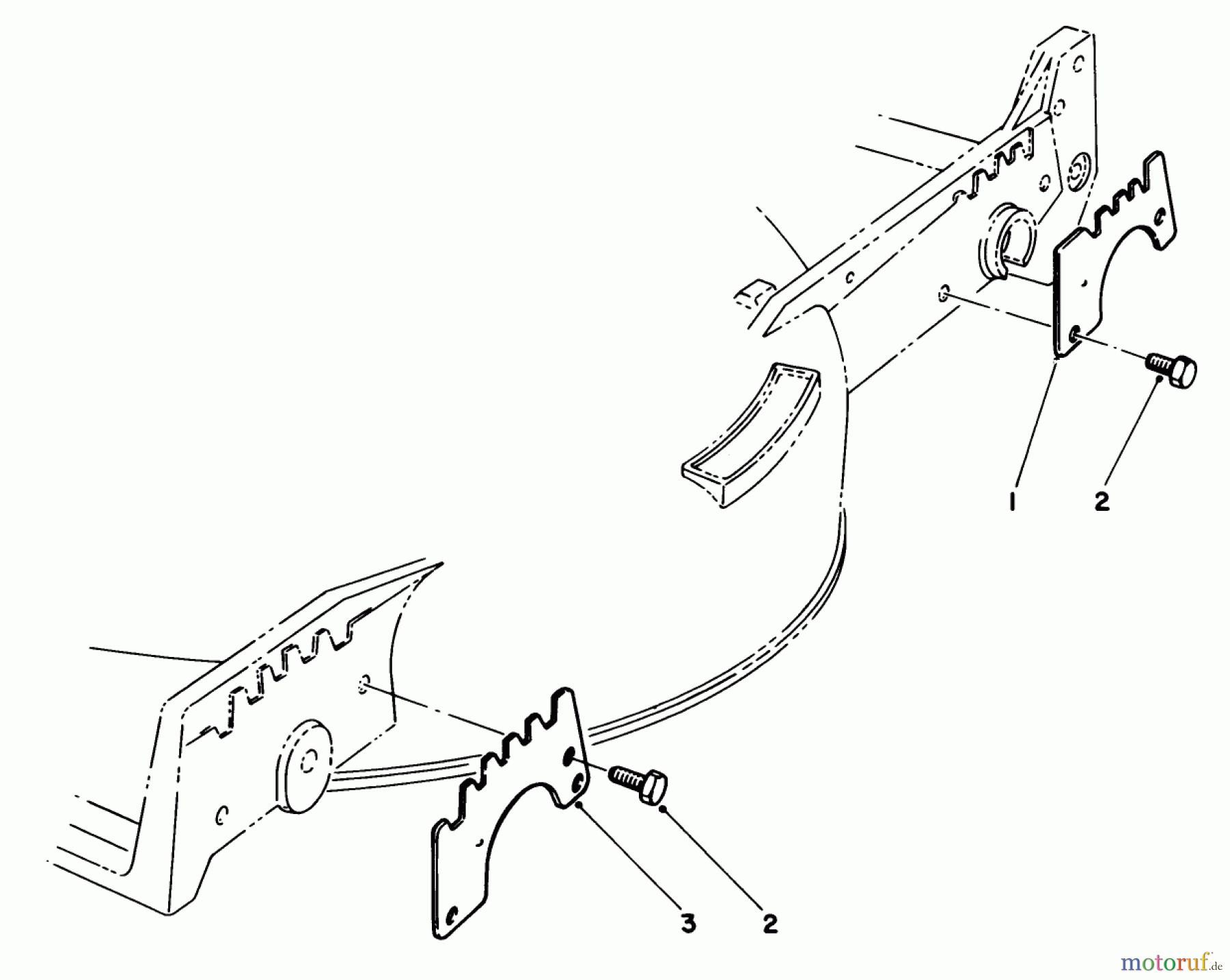  Toro Neu Mowers, Walk-Behind Seite 1 20620 - Toro Lawnmower, 1986 (6000001-6999999) WEAR PLATE KIT NO. 49-4080 (OPTIONAL)