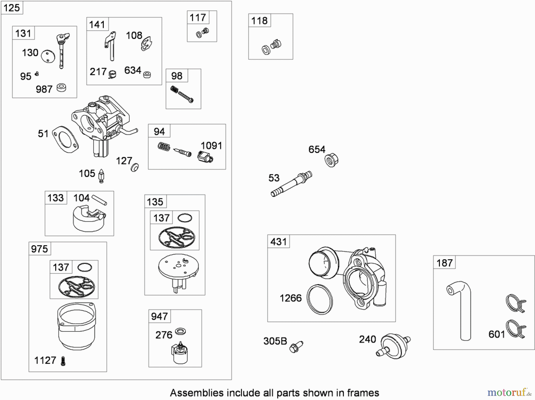  Toro Neu Mowers, Lawn & Garden Tractor Seite 1 13AL60RG544 (LX426) - Toro LX426 Lawn Tractor, 2008 (SN 1L107H10100-) CARBURETOR AND FUEL PUMP ASSEMBLY BRIGGS AND STRATTON 331777-0946-B2