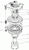 Toro 30136 - 36" Side Discharge Mower, 1986 (6000001-6000797) Ersatzteile CLUTCH ASSEMBLY NO. 54-3200