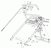 Toro 30136 - 36" Side Discharge Mower, 1986 (6000001-6000797) Ersatzteile HANDLE ASSEMBLY