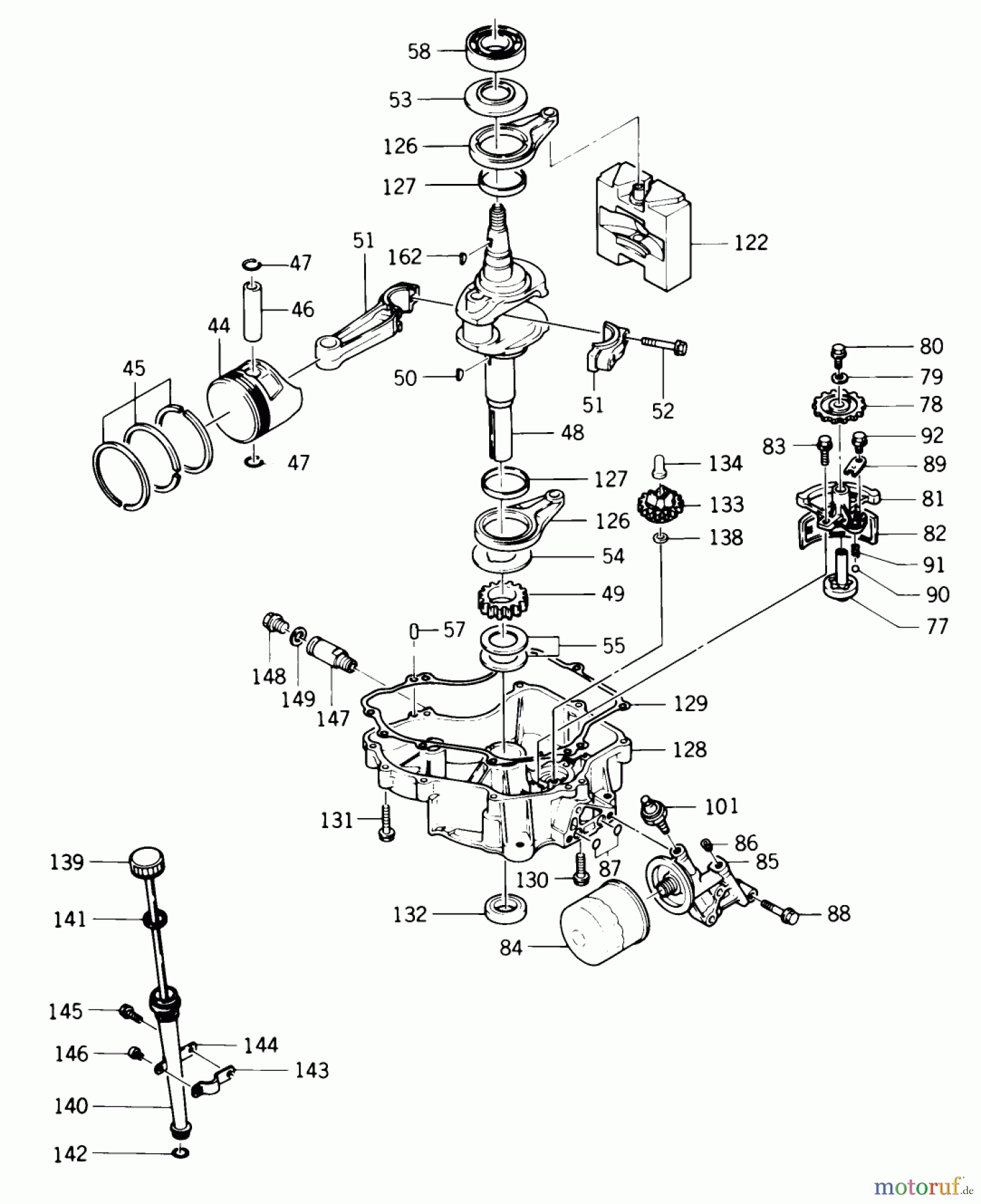  Toro Neu Mowers, Lawn & Garden Tractor Seite 1 22-13KE02 (252-H) - Toro 252-H Tractor, 1989 KAWASAKI FC540V TYPE AS-08 ENGINE #2
