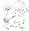 Toro 32-12OE03 (212-H) - 212-H Tractor, 1992 (2000001-2999999) Listas de piezas de repuesto y dibujos BODY ASSEMBLY