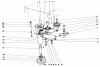 Toro 55256 (888) - 888 matic Tractor, 1971 (1000001-1999999) Ersatzteile POWER TAKE-OFF ASSEMBLY