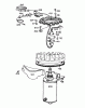 Toro 55275 (888) - 888 matic Tractor, 1972 (2000001-2999999) Ersatzteile ALTERNATOR AND STARTER ASSEMBLY