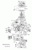 Toro 57054 - 25" Lawn Tractor, 1970 (0000001-0999999) Ersatzteile ENGINE MODEL SERIES 130902 (RECOIL)