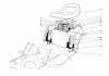 Toro 57351 - 32" Lawn Tractor, 1977 (7000001-7999999) Ersatzteile REAR BODY & SEAT ASSEMBLY