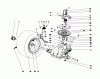 Toro 57360 (11-32) - 11-32 Lawn Tractor, 1978 (8000001-8999999) Listas de piezas de repuesto y dibujos TRANSAXLE & CLUTCH ASSEMBLY