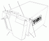 Toro 59193 - Rear Bag Kit, 21" HP Recycler Mower Ersatzteile BAG ASSEMBLY