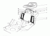 Toro 57375 - 8 hp Front Engine Rider, 1980 (0000001-0999999) Ersatzteile REAR BODY & SEAT ASSEMBLY
