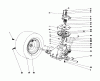 Toro 57375 - 8 hp Front Engine Rider, 1980 (0000001-0999999) Ersatzteile TRANSAXLE & CLUTCH ASSEMBLY