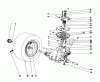 Toro 57385 - 11 hp Front Engine Rider, 1981 (1000001-1999999) Ersatzteile TRANSAXLE & CLUTCH ASSEMBLY